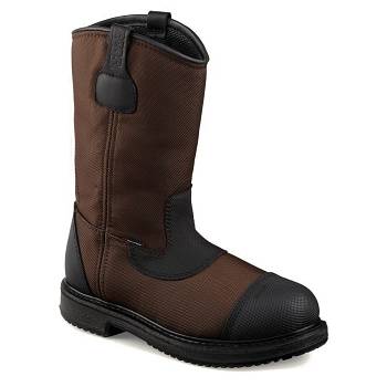 Red Wing Férfi MaxBond 12-inch Safety Toe Vízálló Bakancs Sötét Barna